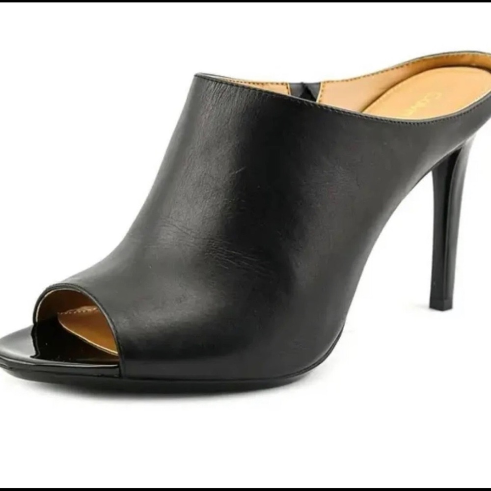 Calvin Klein NOLA Cow Silk  Mule - Black (11)